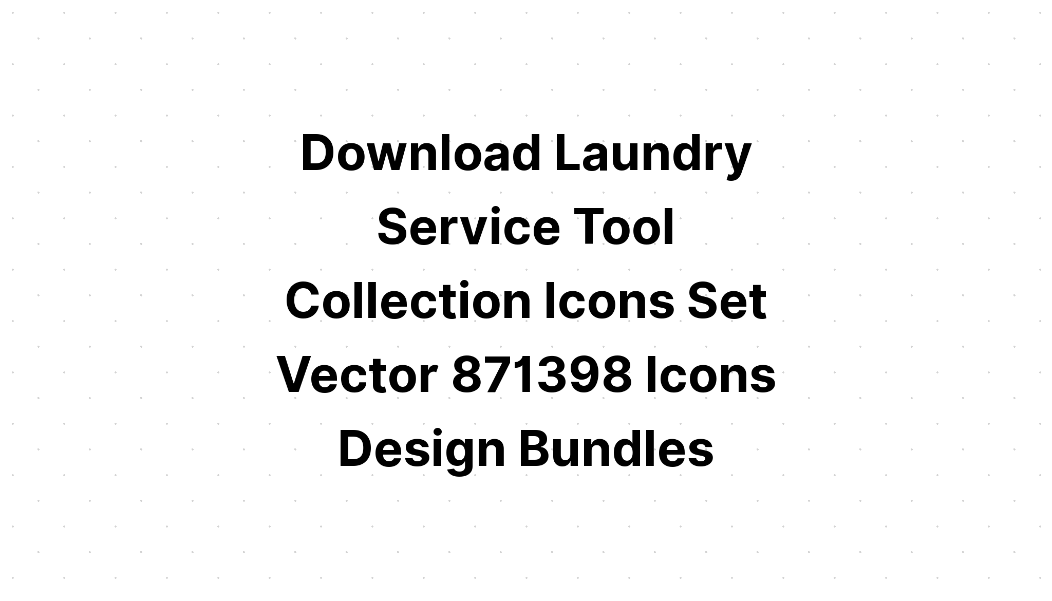 Download Laundry Label SVG File